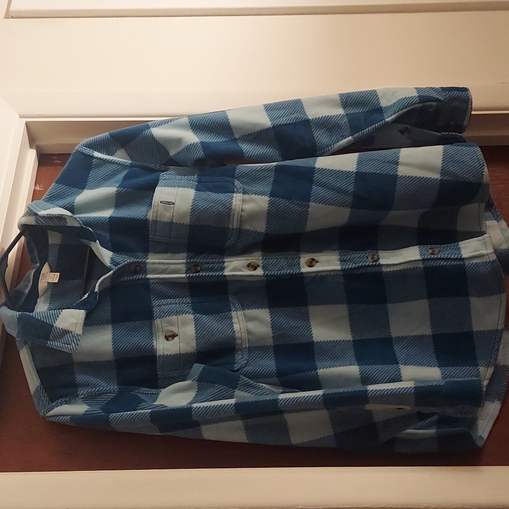 Time and Tru Womens cotton flannel shirt Size L